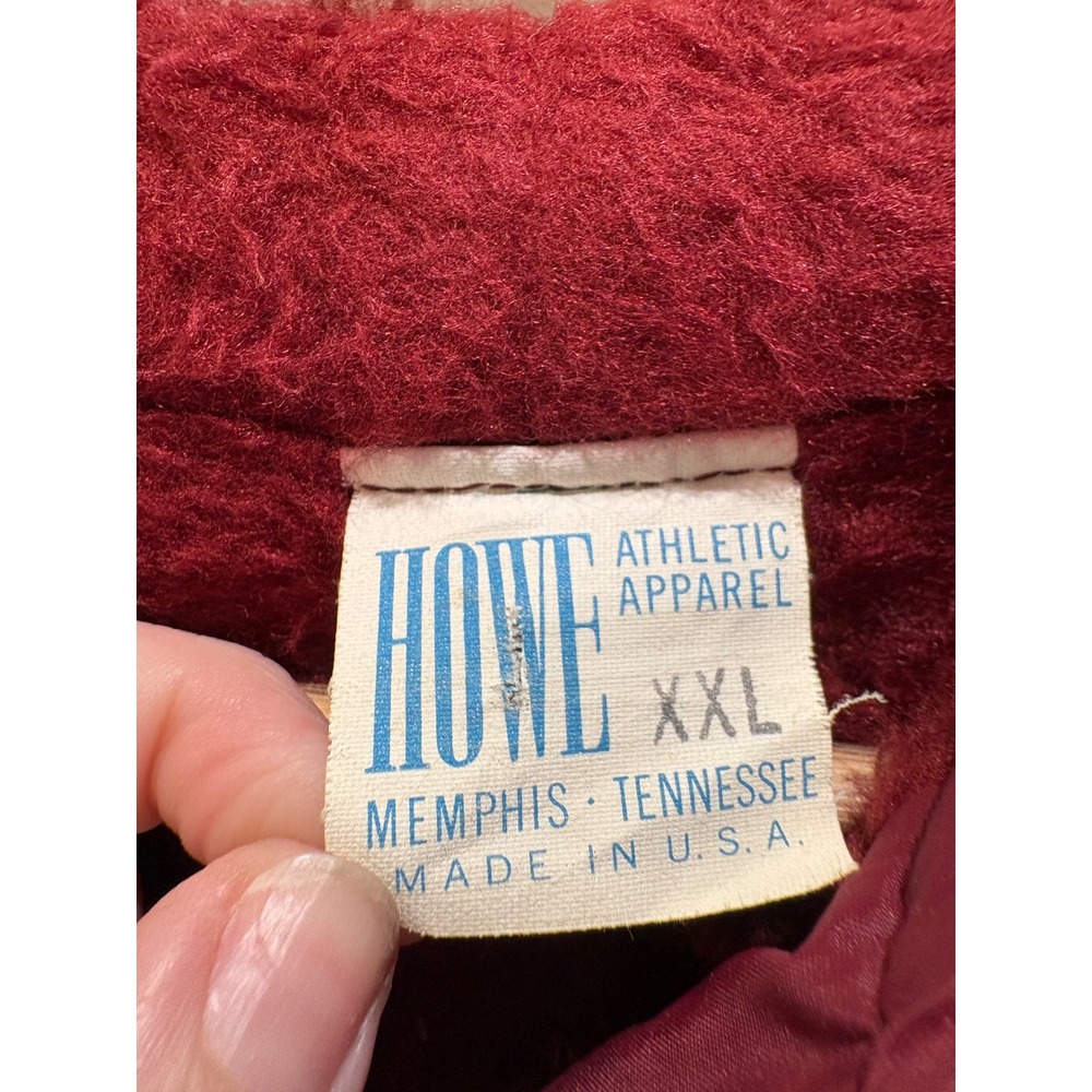 Vintage Texas A&M Howe‎ Athletic Sideline Parka Jacket Maroon Fleece Lined XXL - Picture 5 of 10